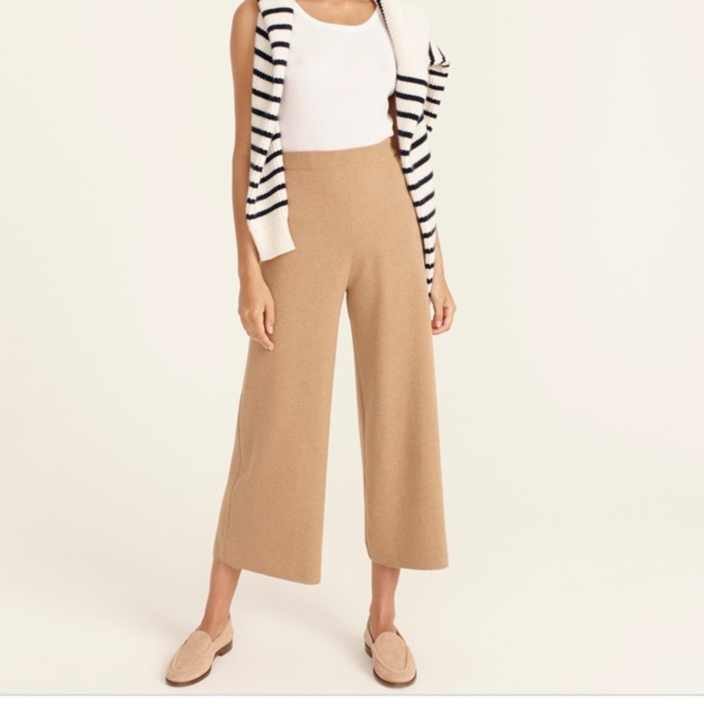 NWOT: J Crew wide leg sweater pants